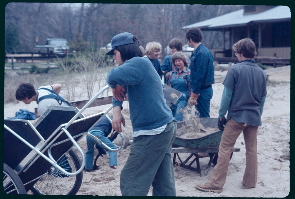 Work Group 1977 Main camp boardwalk